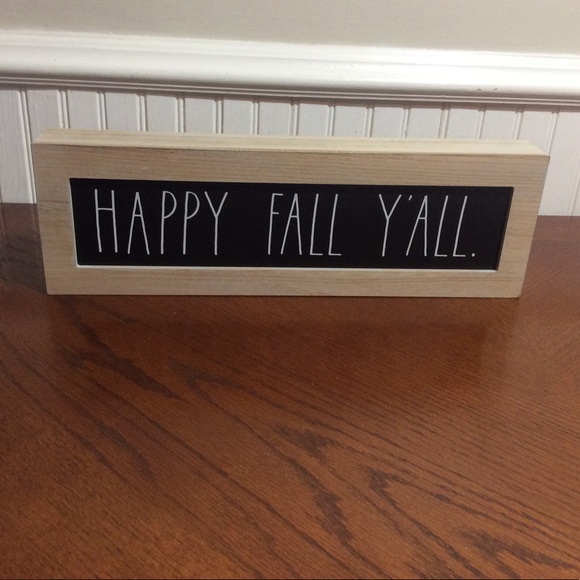 Rae Dunn HAPPY FALL Y’ALL Box Sign